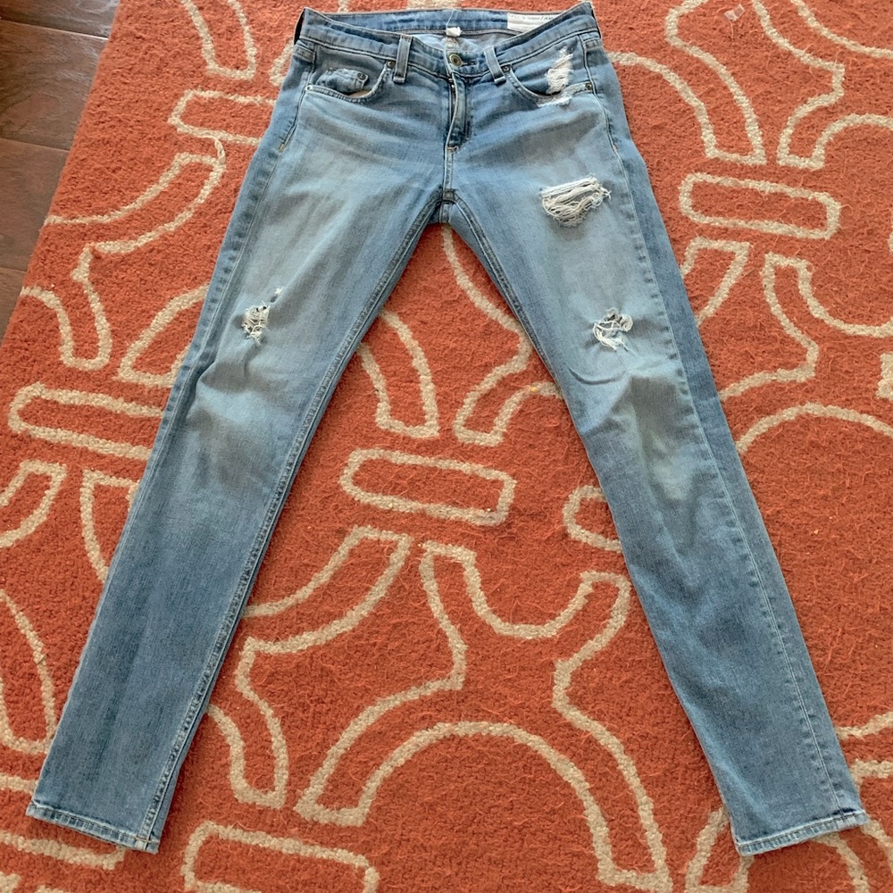 Rag and Bone distressed Dre denim jeans size 24